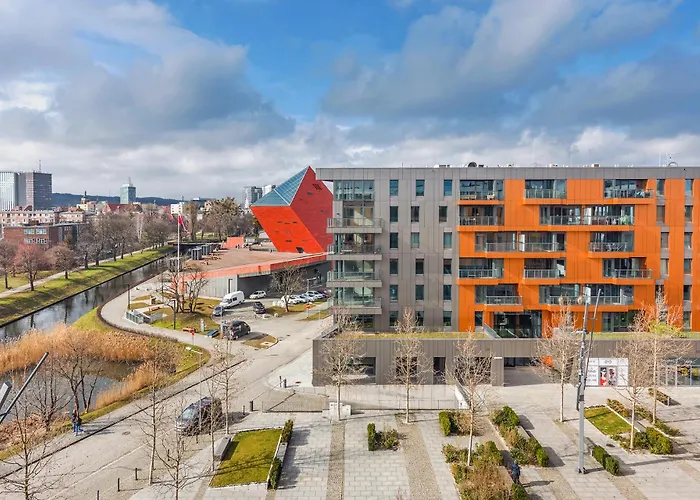 Blue Merlin - River View Apartmán Gdaňsk