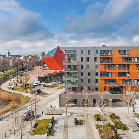 Blue Merlin - River View Apartment Gdansk